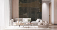 Modern Earthy Stone Slab Wall Mural