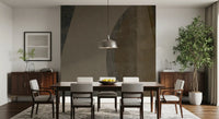Mid-Century Textured Arcs Wall Mural