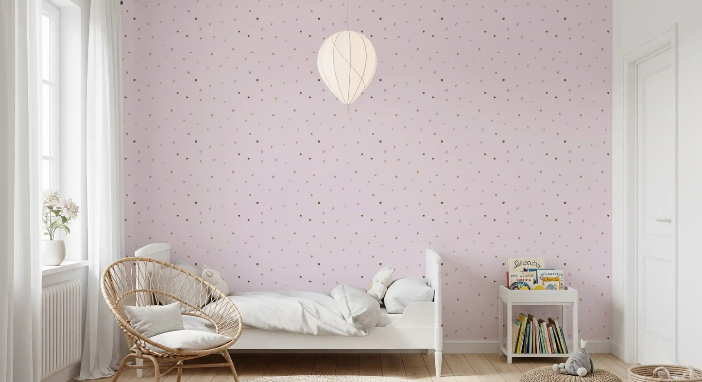 Blush Terrazzo Confetti Wallpaper Wallpaper⁠