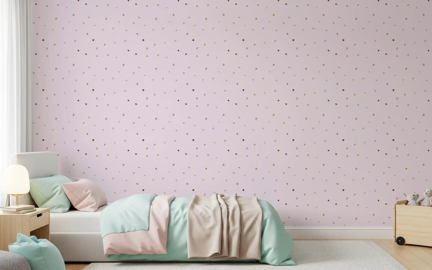Blush Terrazzo Confetti Wallpaper Wallpaper⁠