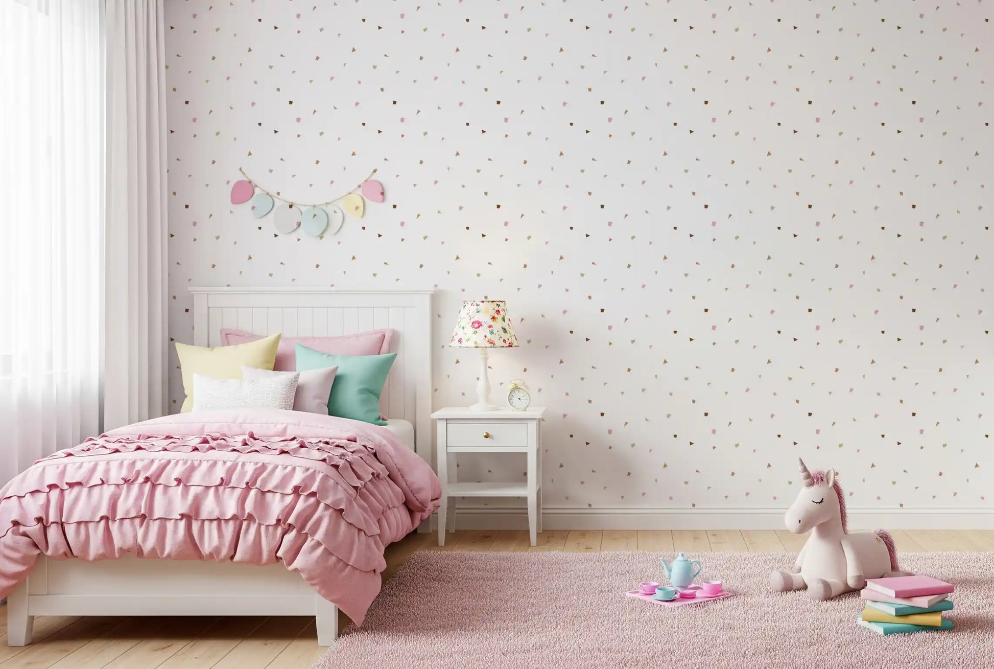 Minimalist Pastel Confetti Terrazzo Wallpaper Wallpaper⁠