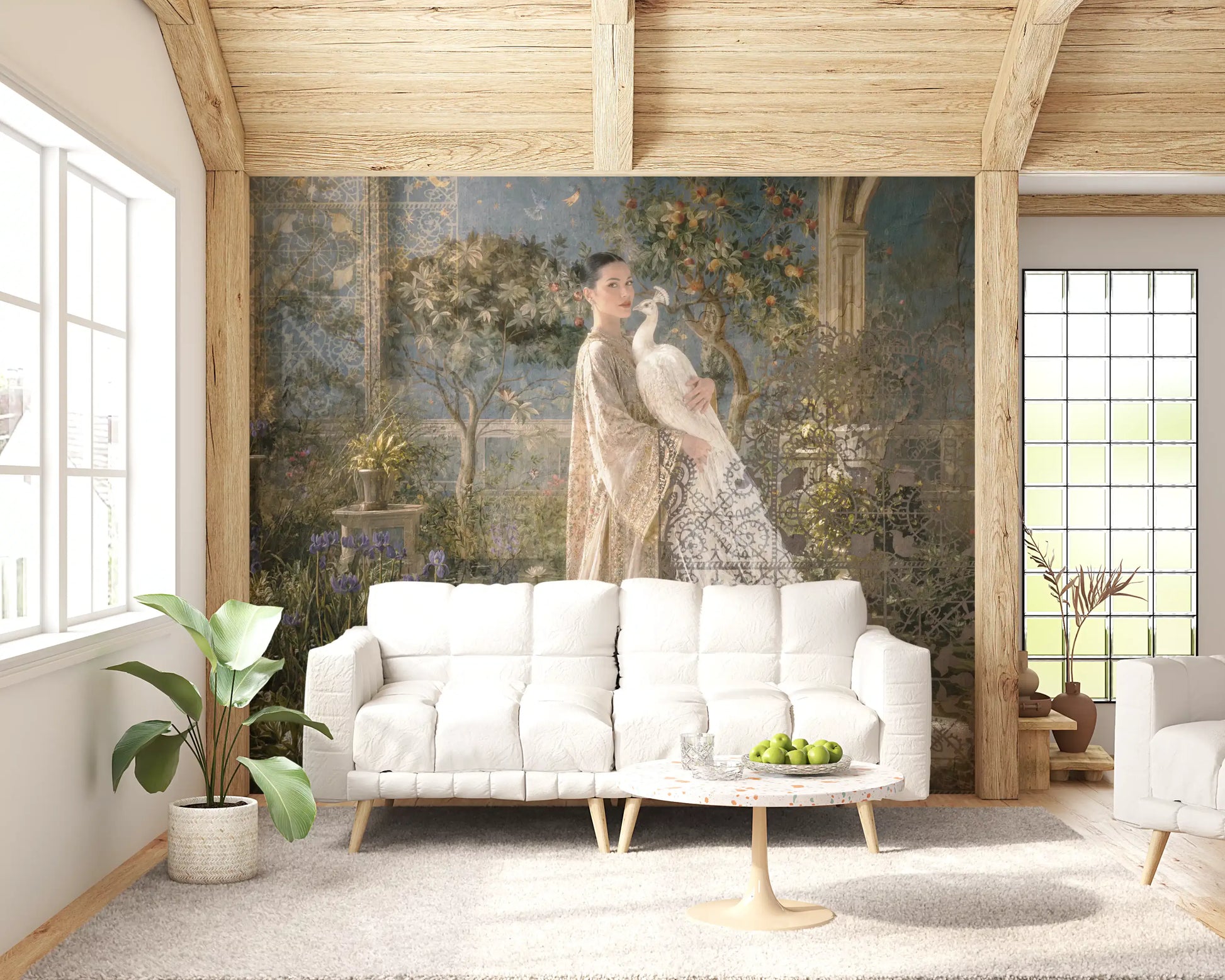 Enchanted Palace Garden Wallpaper Wall Mural