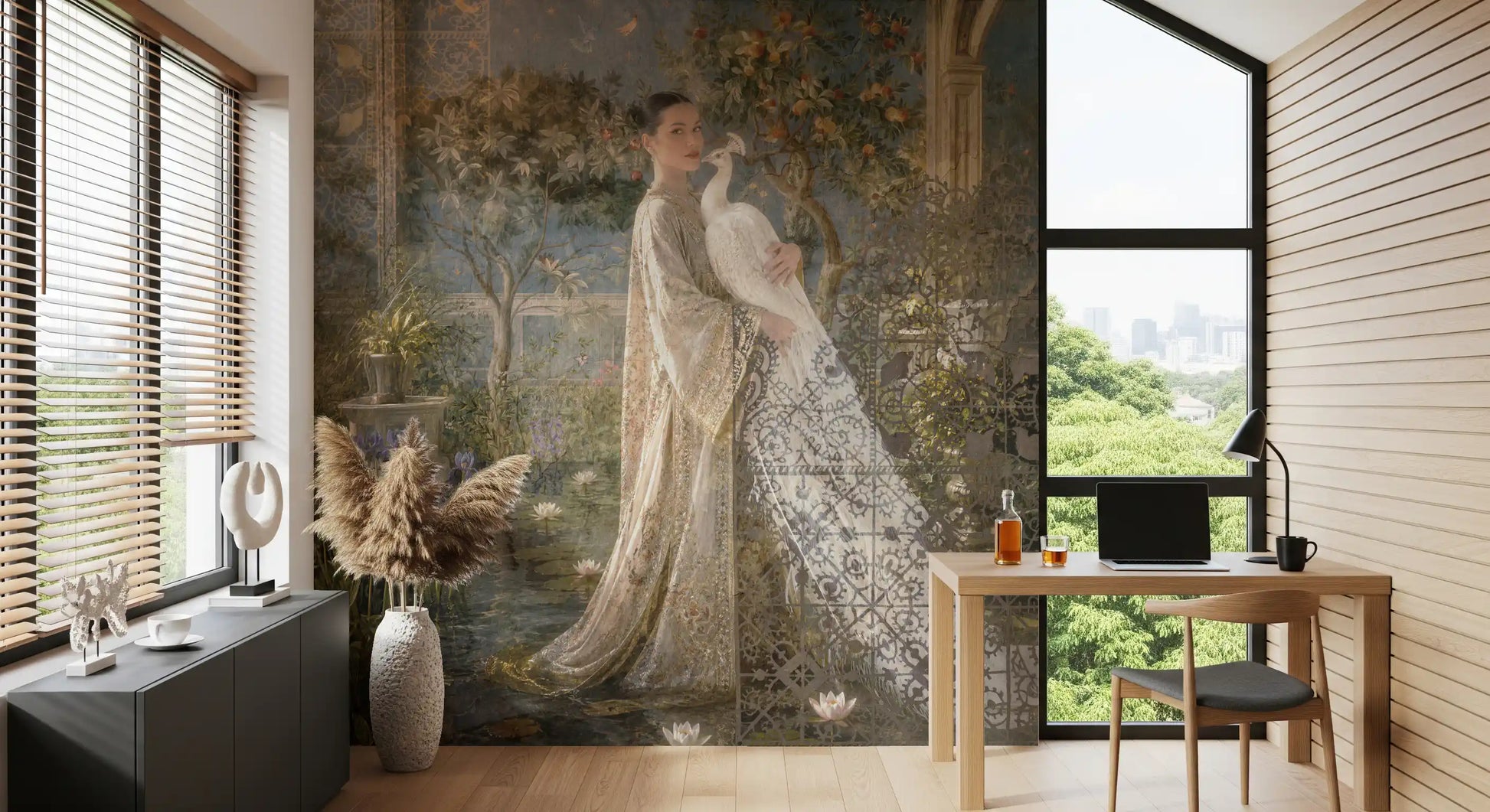Enchanted Palace Garden Wallpaper Wall Mural