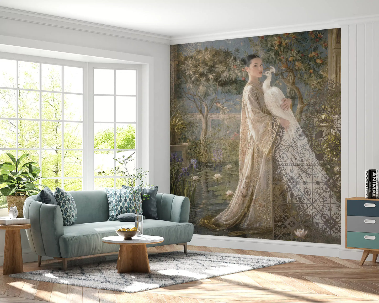 Enchanted Palace Garden Wallpaper Wall Mural