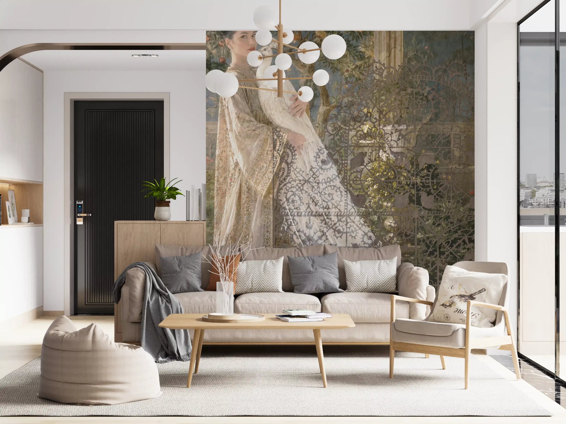 Enchanted Palace Garden Wallpaper Wall Mural