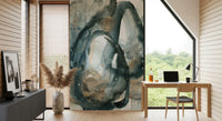 Ethereal Earth Fluid Abstract Watercolor Wall Mural