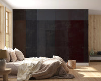 Moody Geometric Block Industrial Wallpaper Wall Mural