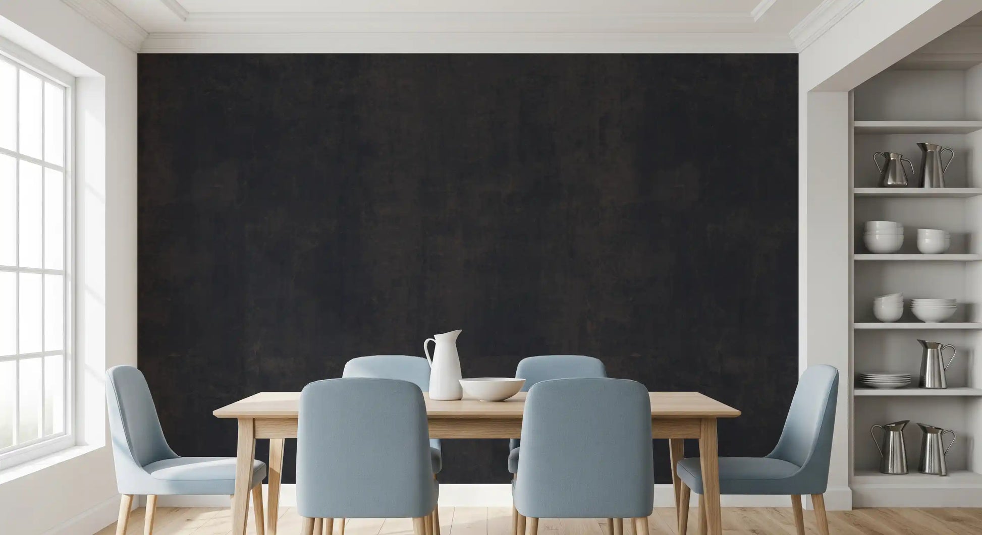 Dark Industrial Concrete Wall Wall Mural