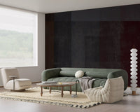Crimson and Charcoal Plaster Wall Decor Wall Mural