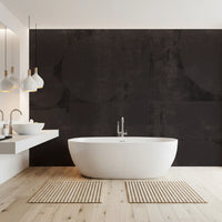 Industrial Charcoal Abstract Shapes Wallpaper Wall Mural