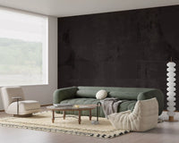 Industrial Charcoal Abstract Shapes Wallpaper Wall Mural