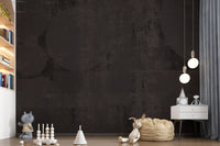 Industrial Charcoal Abstract Shapes Wallpaper Wall Mural