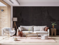 Industrial Charcoal Abstract Shapes Wallpaper Wall Mural