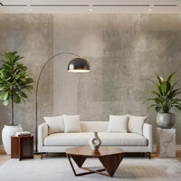 Muted Geometric Concrete Panels Wallpaper Wall Mural