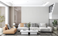 Whisper White Subtle Plaid Wallpaper Wallpaper⁠