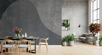 Slate Arches Abstract Industrial Wallpaper Wall Mural