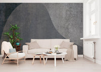 Slate Arches Abstract Industrial Wallpaper Wall Mural