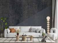 Charcoal and Steel Blue Diagonal Wall Mural Wall Mural