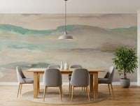Pastel Mist Abstract Landscape Wallpaper Wall Mural