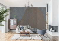 Rustic Dune Abstract Slate Wallpaper Wall Mural