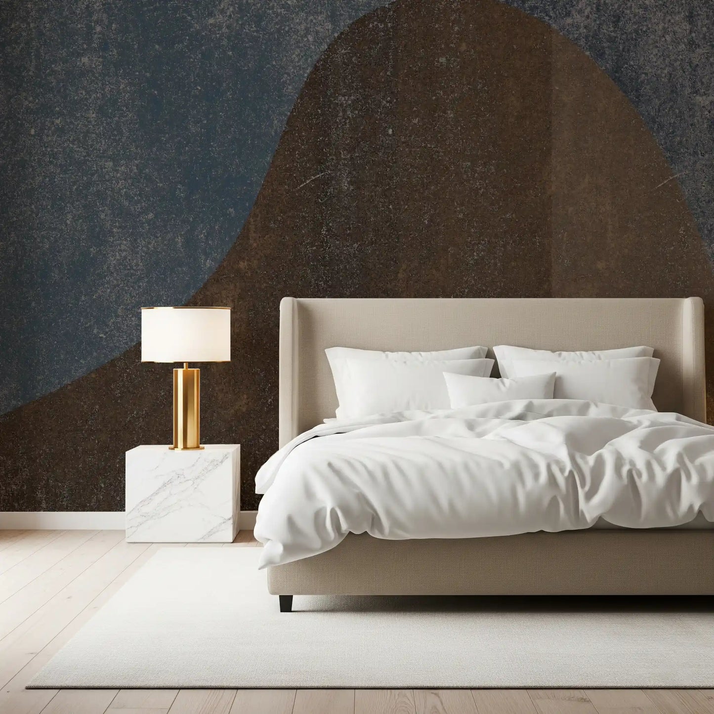 Rustic Dune Abstract Slate Wallpaper Wall Mural