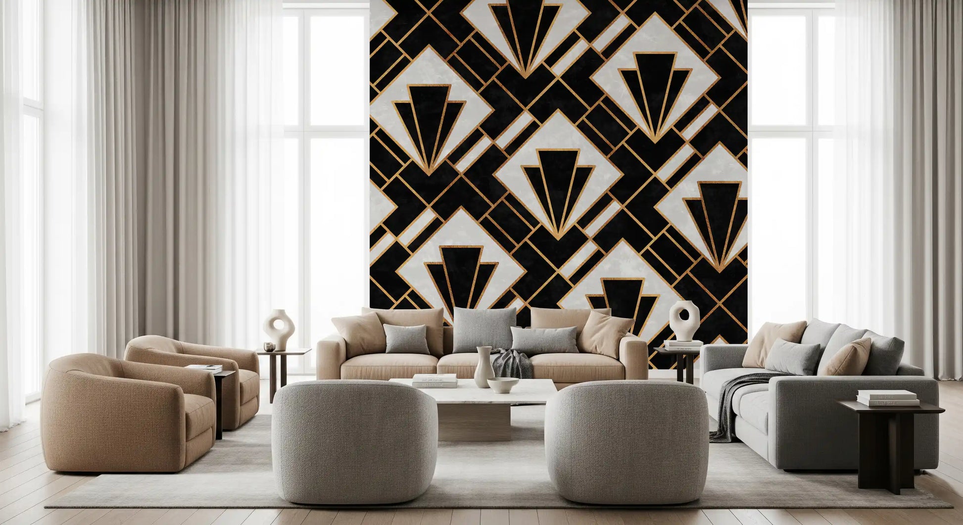 Art Deco Luxe Wall Mural
