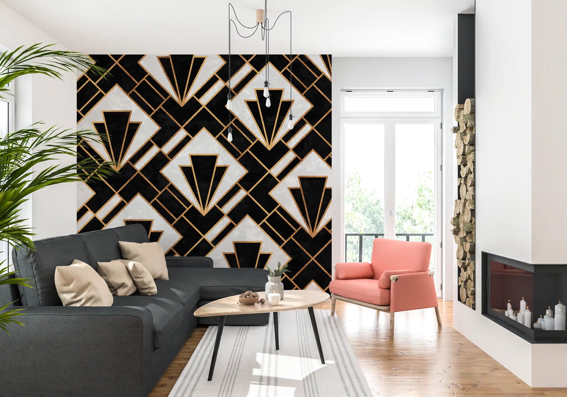 Art Deco Luxe Wall Mural