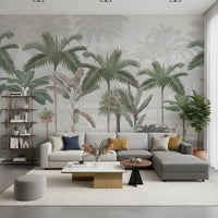 Vintage Tropical Botanical Wall Mural