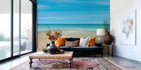 Turquoise Waters Pebble Shoreline Wall Mural