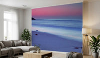 Dusk Over Serene Coastline Wall Mural