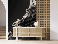 Parisian Night Architectural Perspective Wall Mural