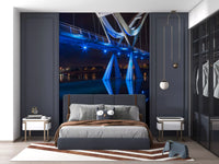Stockton Infinity Bridge Nocturnal Glow Wall Mural