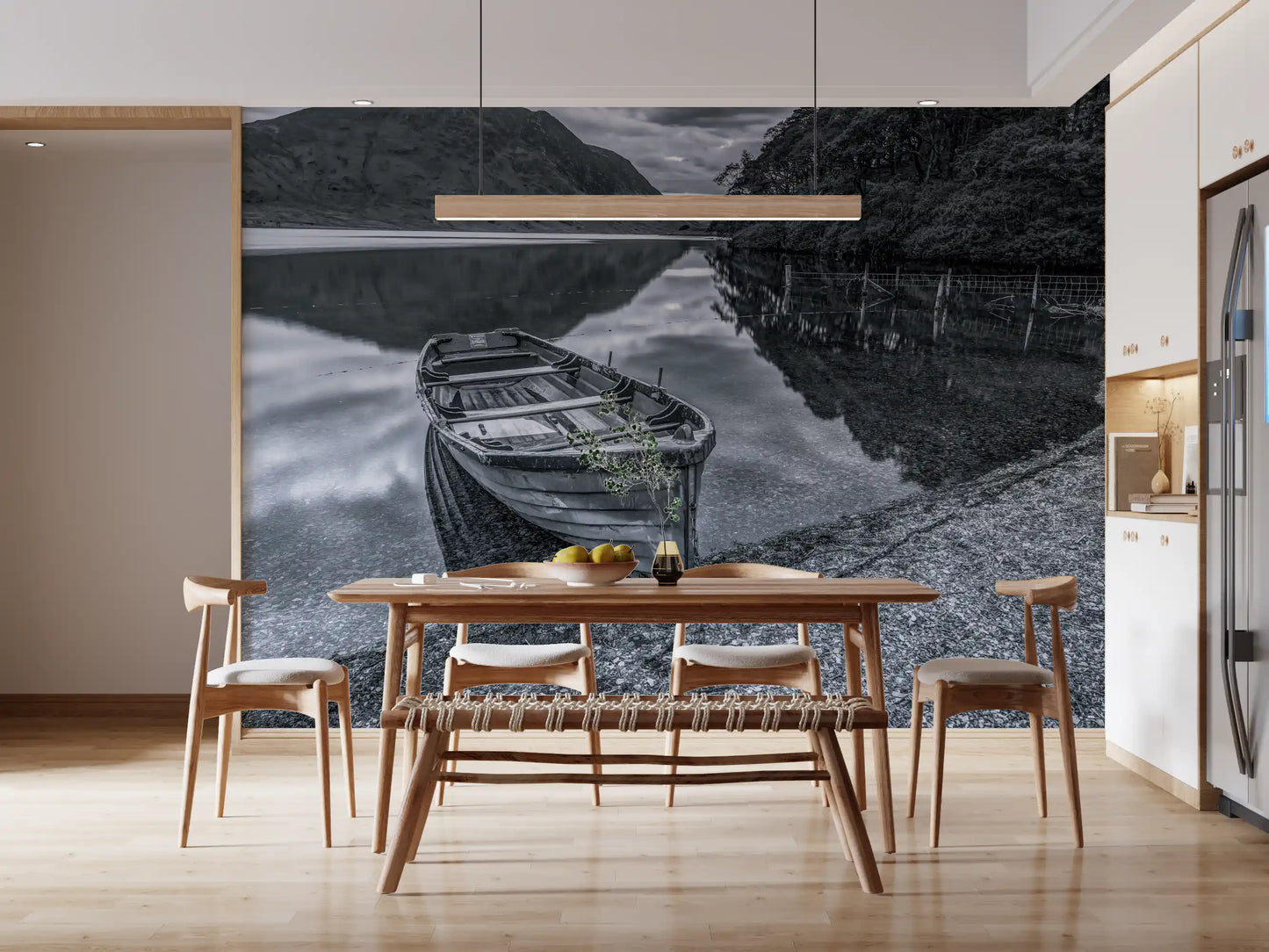 Quiet Shore Reflections Wall Mural