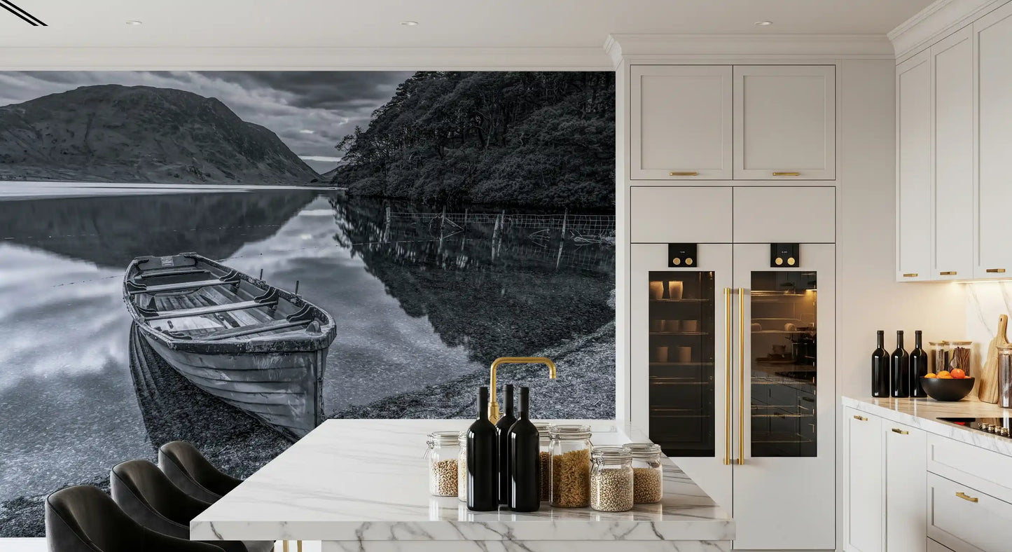 Quiet Shore Reflections Wall Mural