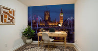 Big Ben and Bridge Reflections Wall Mural
