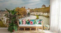 Rome Historic Riverbanks Wall Mural