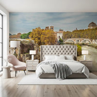 Rome Historic Riverbanks Wall Mural