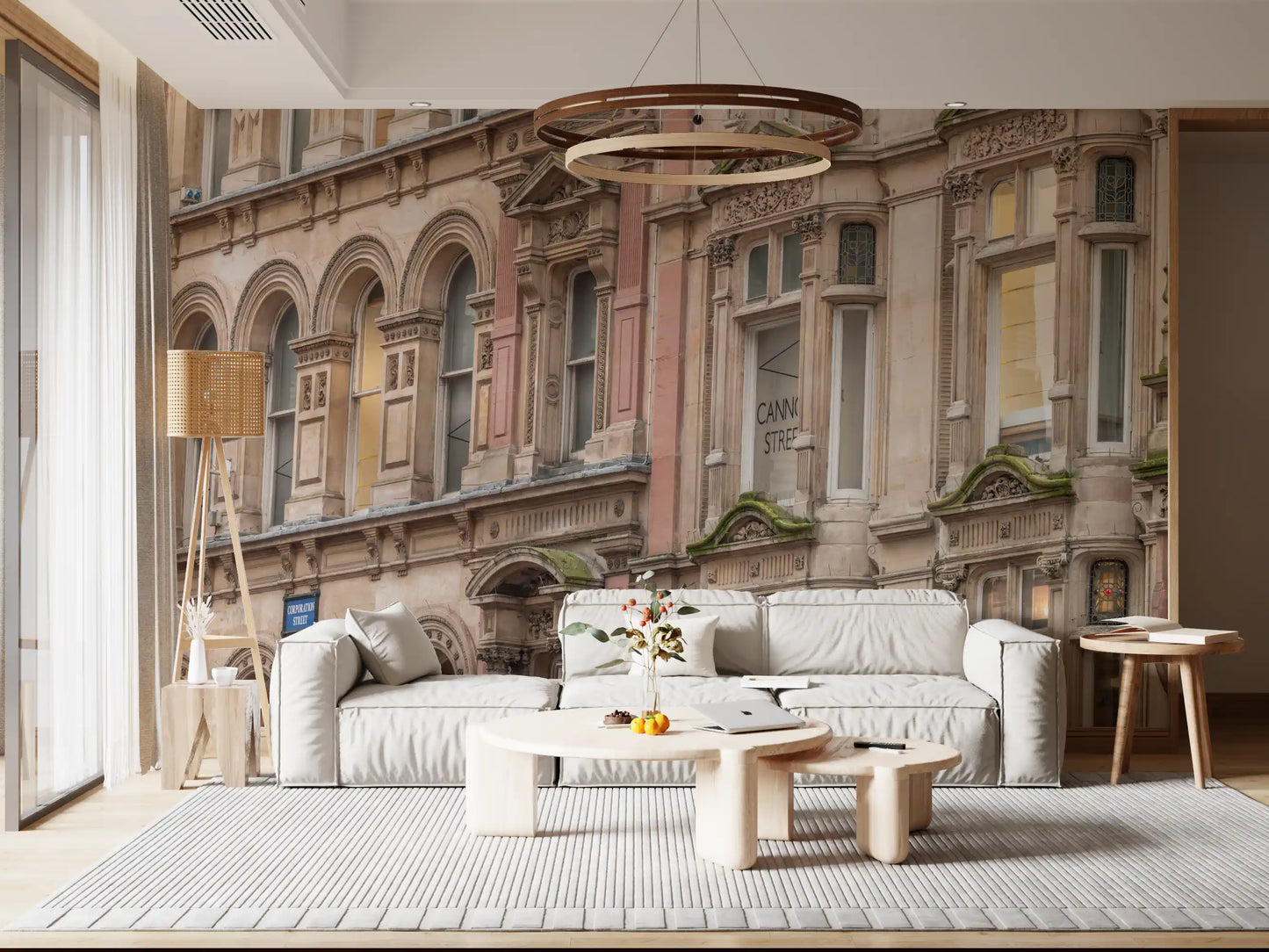 Urban Heritage Architecture Detail Wall Mural