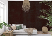 Deep Crimson and Dark Charcoal Grunge Texture Wall Mural