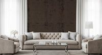 Moody Antique Dark Brown Plaster Wall Mural