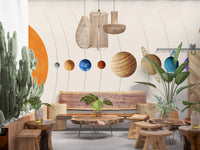 Planet Parade Wall Mural