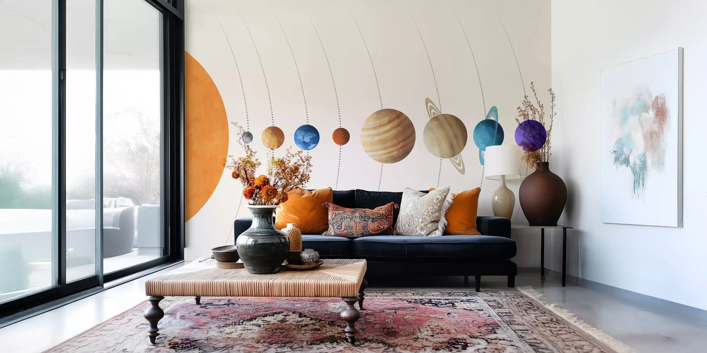 Planet Parade Wall Mural