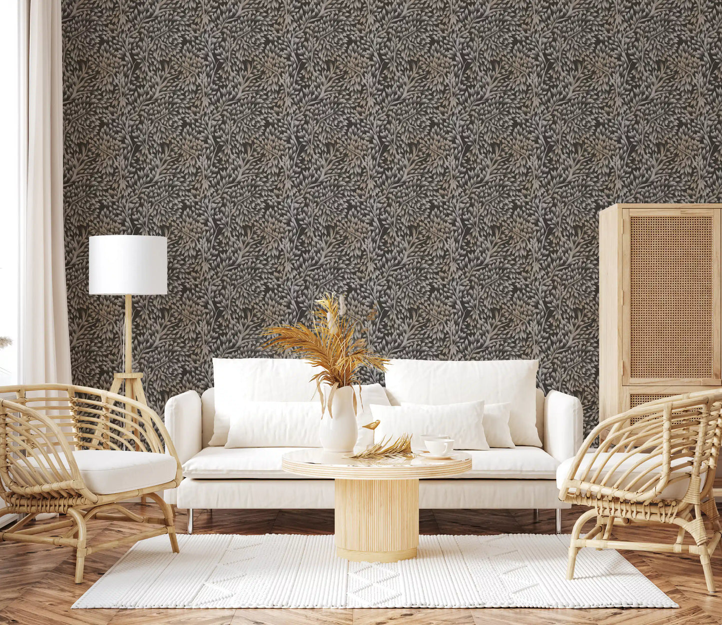 Classical Woodland Foliage Wallpaper⁠