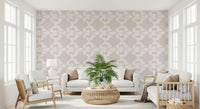 Abstract Organic Geometry in Warm Alabaster Wallpaper⁠