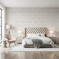 Quiet Geometric Star Motif Wallpaper⁠