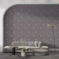 Scandi Minimalist Triangles in Soft Mauve Wallpaper⁠