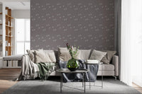 Scandi Minimalist Triangles in Soft Mauve Wallpaper⁠