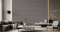 Scandi Minimalist Triangles in Soft Mauve Wallpaper⁠