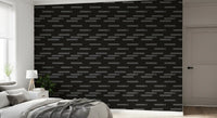 Abstract Urban Minimalist Grayscale Brick Wallpaper⁠
