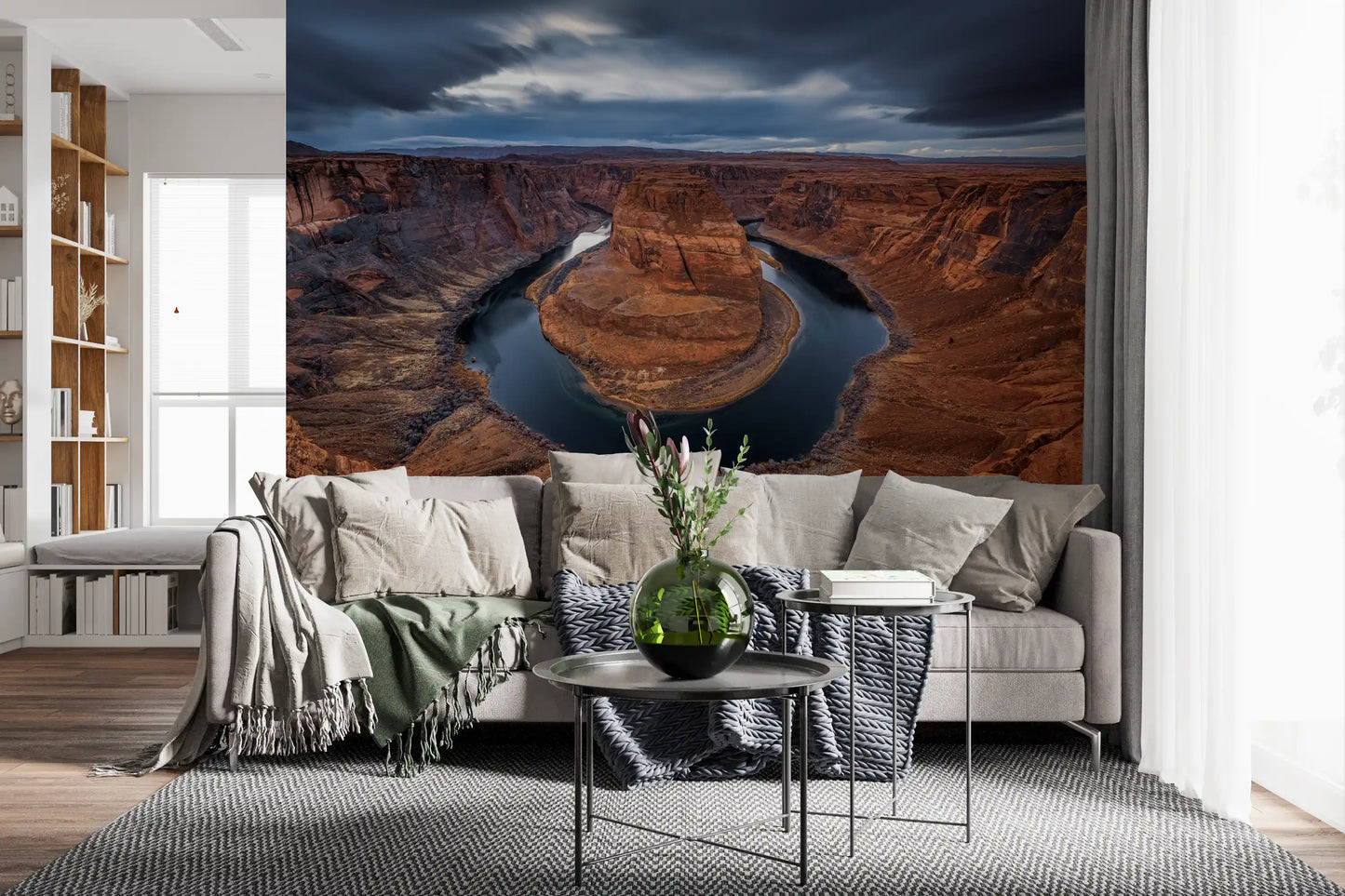 Majestic Horseshoe Bend Canyon Vista Wall Mural